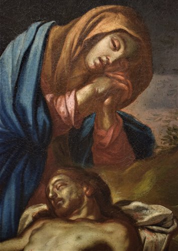 Lamentation of the Virgin whit Magdalene on Christ 